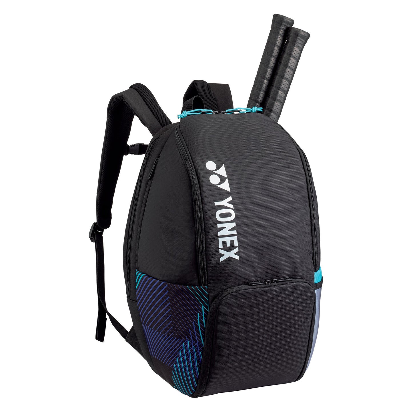Mochila Tenis PRO 92412 B Negro/Plata