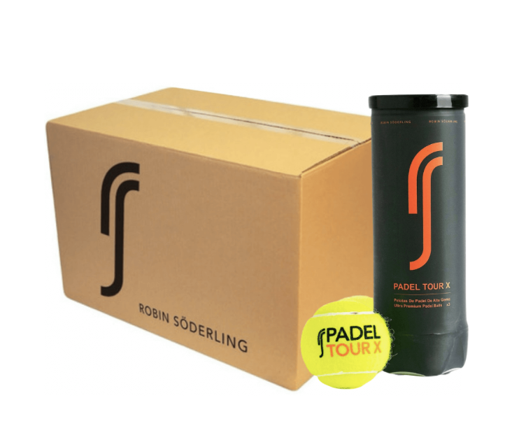 Pelota Robin Soderling Tour x Padel X (1 caja) 24 tarros x3