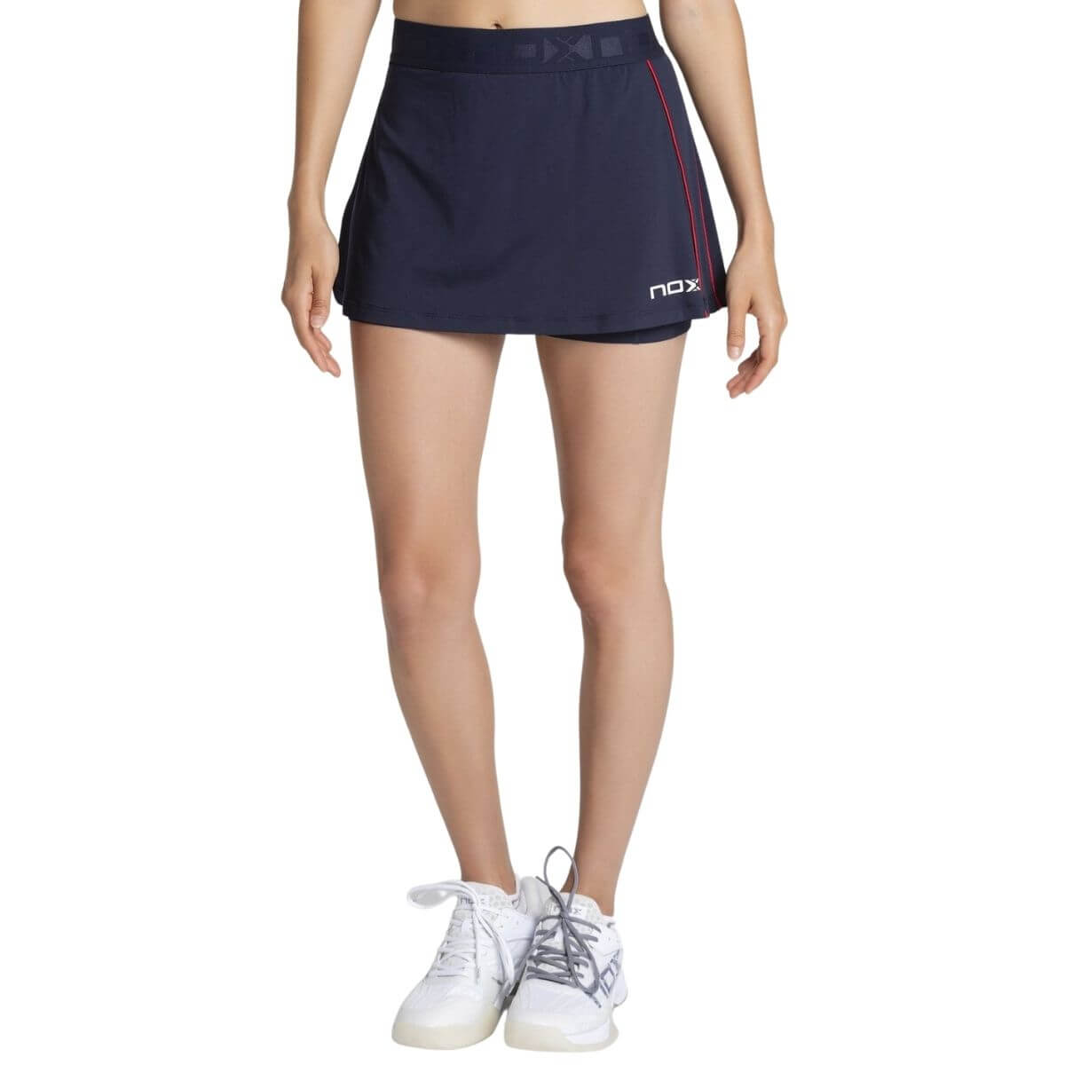 Falda Nox Pro Azul Franja Roja