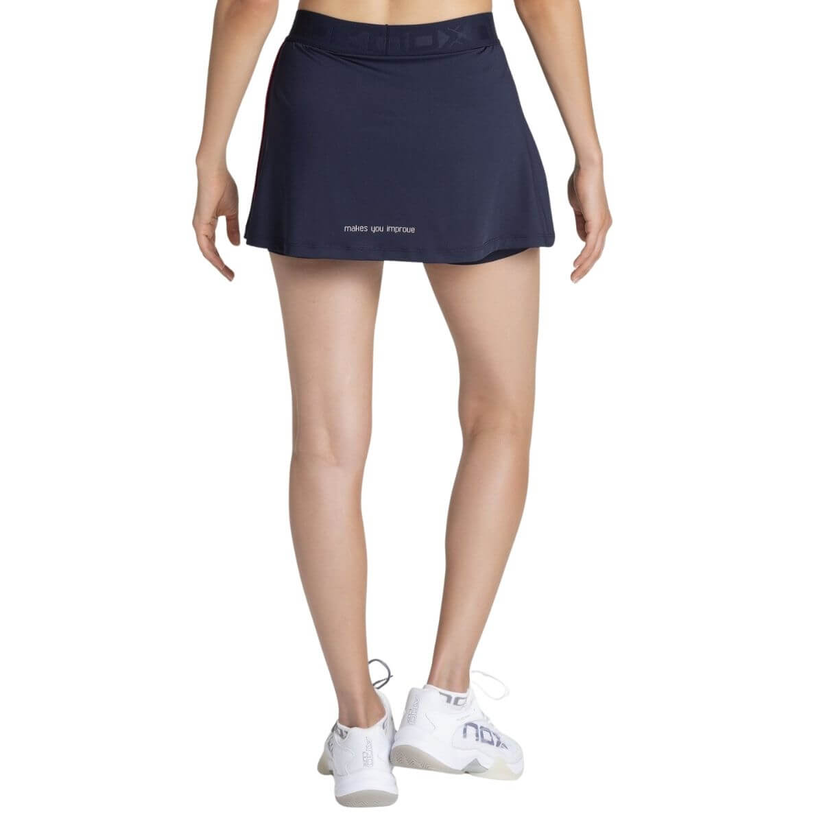 Falda Nox Pro Azul Franja Roja