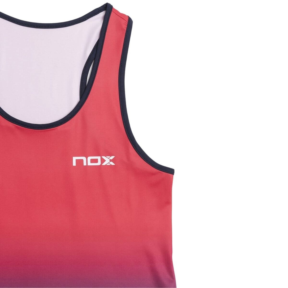 Polera Nox Pro Tirantes Degrade Rojo Azul