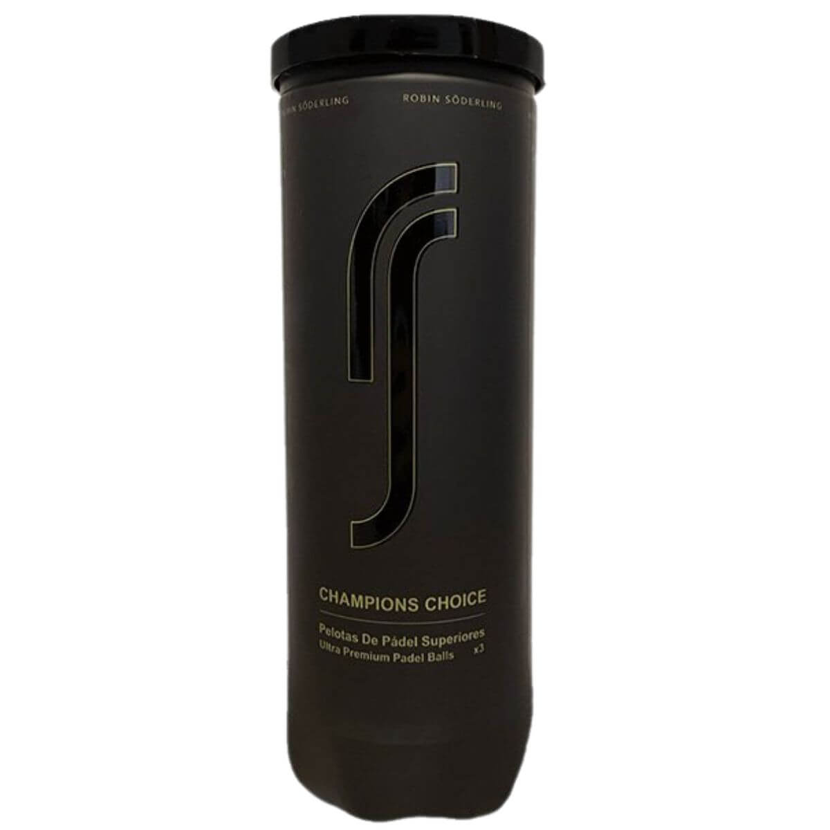 Tarro de Pelota Robin Soderling Padel Champion Choice X3
