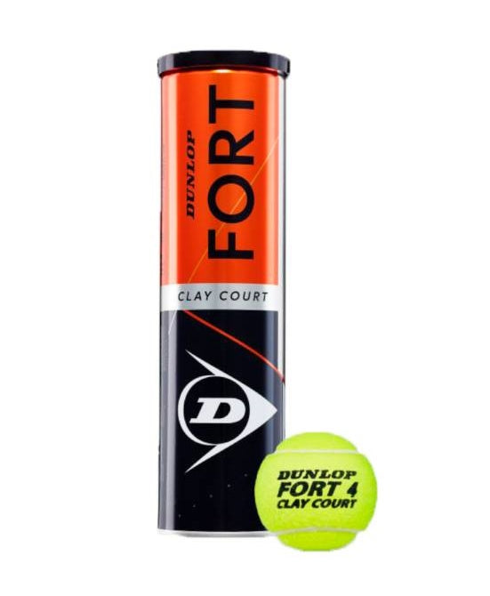 Tarro Pelotas Dunlop Fort Clay Court (4 unidades)