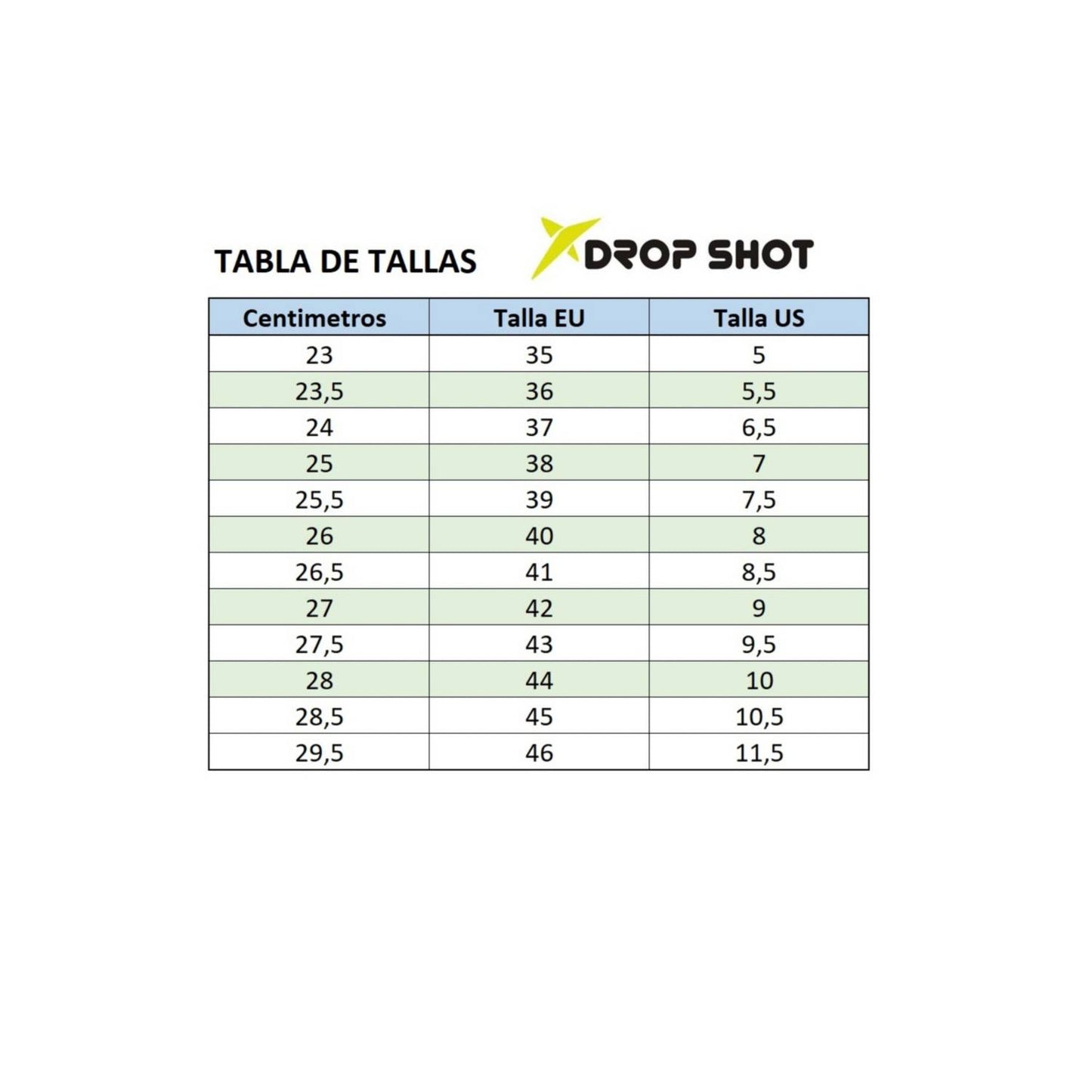 DROP SHOT DEVIL XT BLANCO