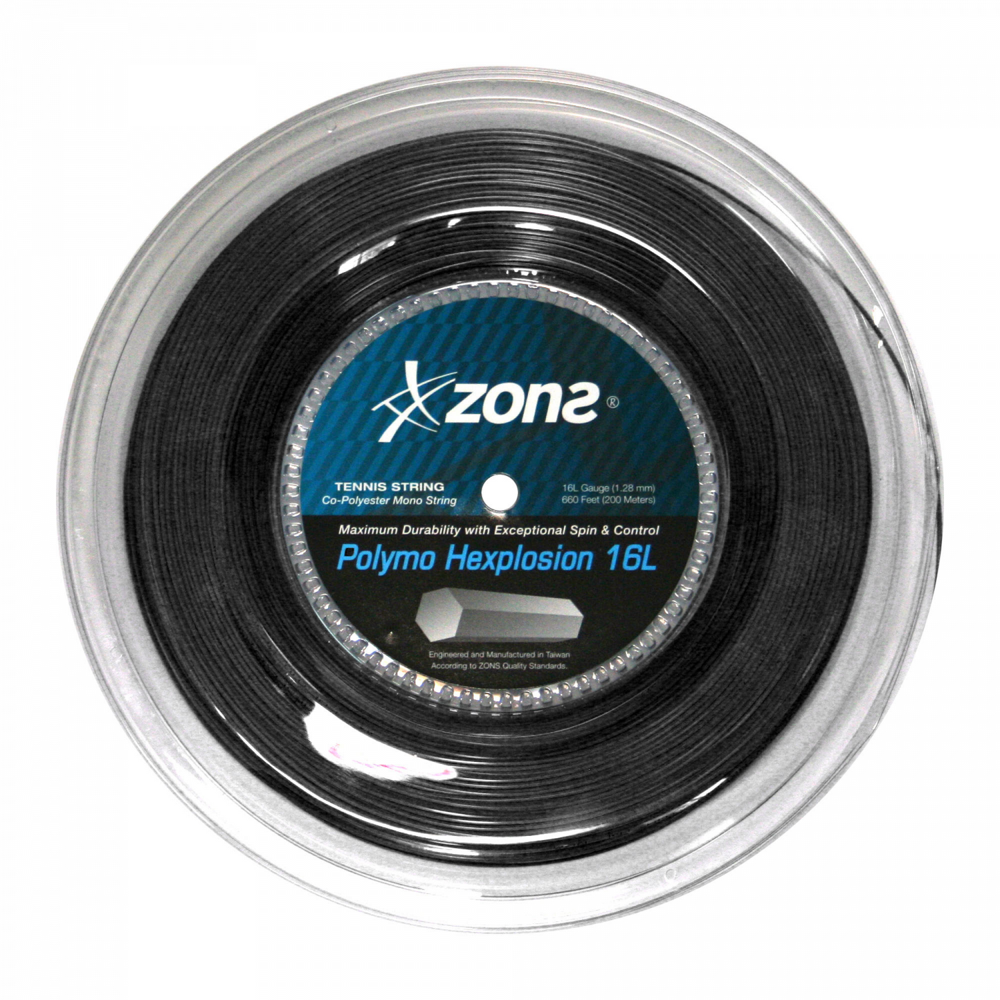Rollo Zons Polymo Hexplosion negro 200 mts