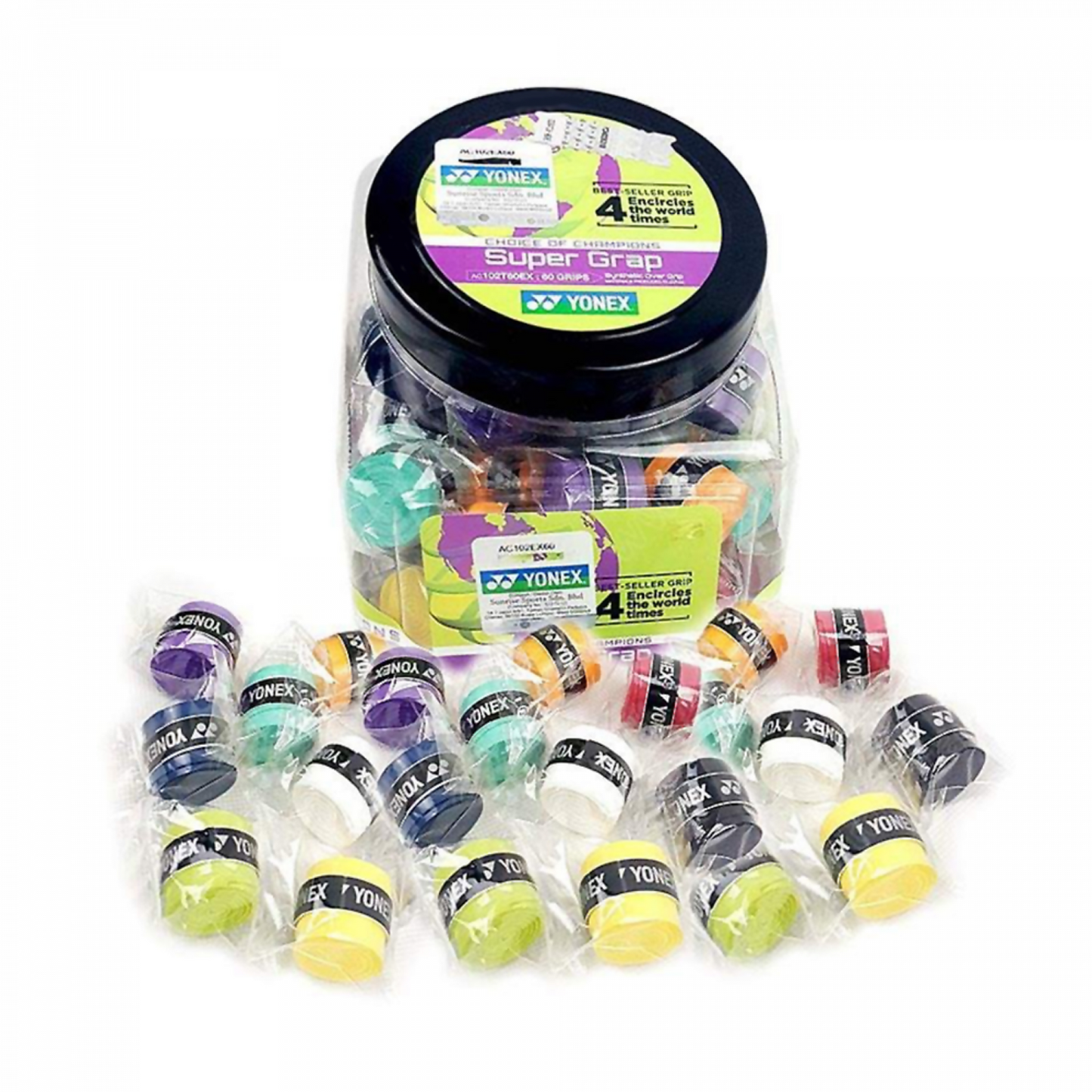 Jarra Overgrip Yonex Super Grap x60 - Multicolor