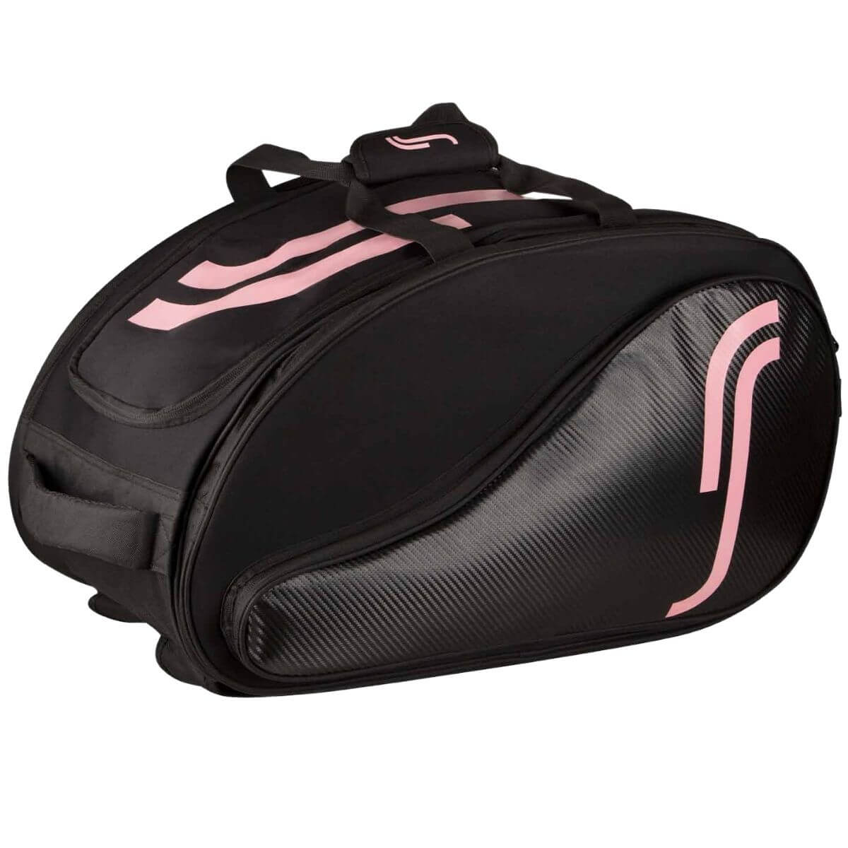 Bolso Paletero Robin Soderling Clasico Negro Rosa