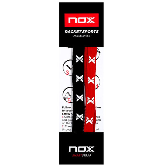 Cordón Nox SmartStrap Luxury Negro Rojo