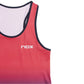 Polera Nox Pro Tirantes Degrade Rojo Azul
