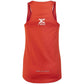 Polera Nox Mujer Tirantes Microperforada Team Roja Logo Blanco