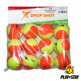 Drop Shot Play+Stay Pelota Stage 2 - Bolsa 12 pelotas