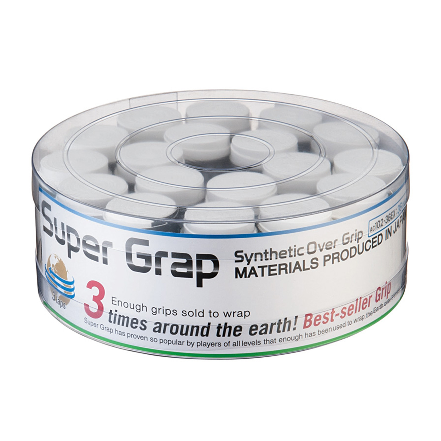 Jarro Overgrip Super Grap x36 - Blanco