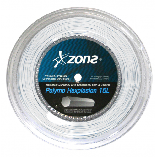 Rollo Zons Polymo Hexplosion 1.28 / 16L 120m Blanco - Rollo