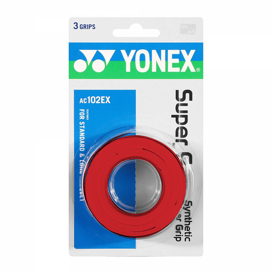 Overgrip Yonex Super Grap x3 - Rojo